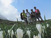 DAL RIFUGIO CAPANNA 2000 SUL SENTIERO DEI FIORI FINO ALLA BOCCHETTA DI CORNA PIANA 6 giugno 2010 - FOTOGALLERY